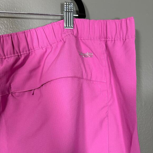 Columbia NWT Pink PFG Omni-Shade Utility Shorts - Size 2X - Women's Plus Size - Picture 7 of 9